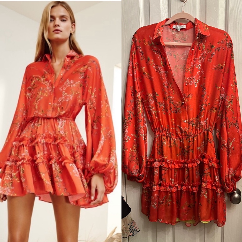 Alexis Loe Blooming Red Dress